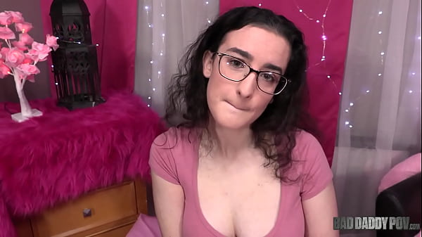 BadDaddyPOV - Nerdy Teen Gets Her Hairy Pussy Fucked Hard