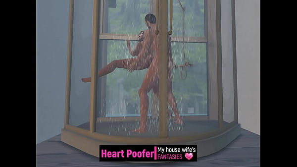 En la ducha, en medio de latormenta... 