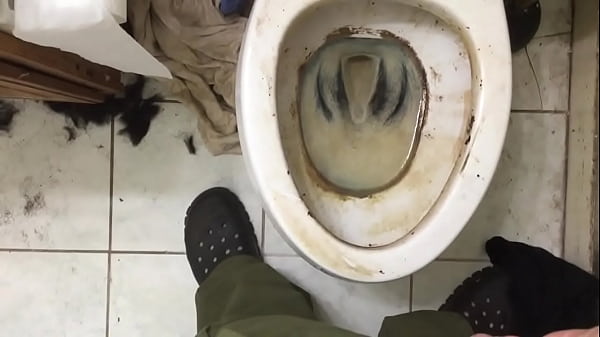 Chris FatAssSmallDick does a POV style shot of him peeing in  a toilet, short but to the point please comment save and spread 