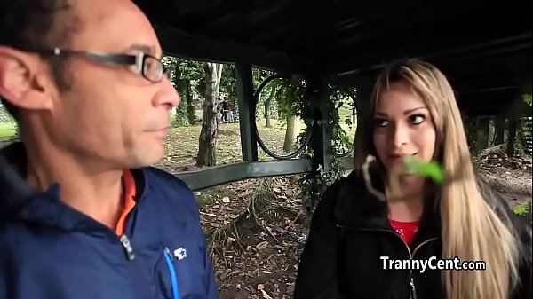 Tgirl got ass fucked and spunked