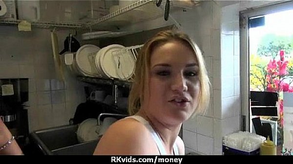 Amateur has sex for some quick cash 12
