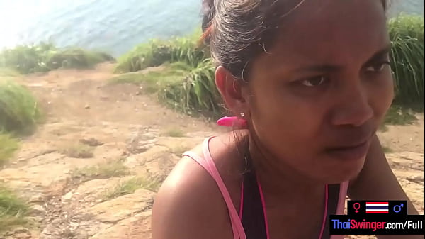 Asian teen GF likes sucking her boyfriends big cock wherever they were