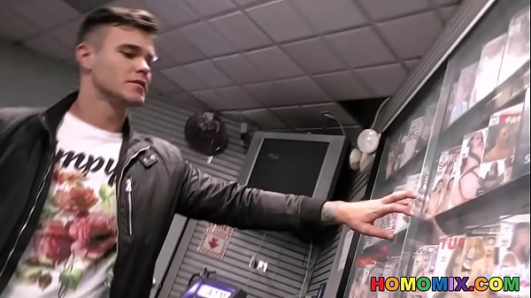 Gloryhole fun with black studs 