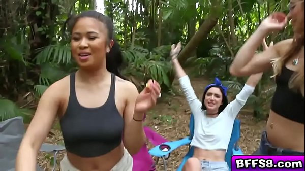 Hot naked teens in the woods look for some cock to fuck