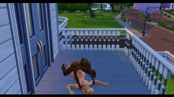 Kate Upton takes on a BBC on her balcony!  