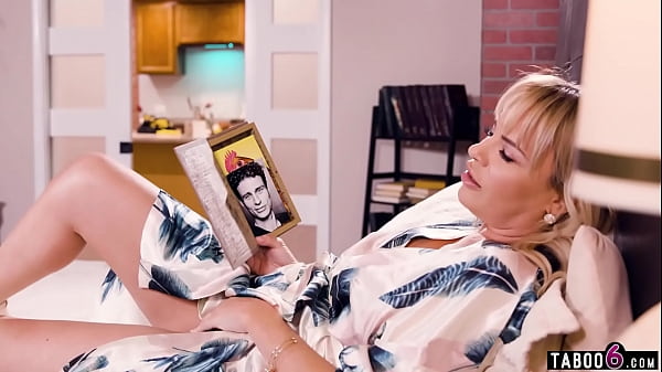 Dana Dearmond gets her masturbation session interrupted by a young guy 