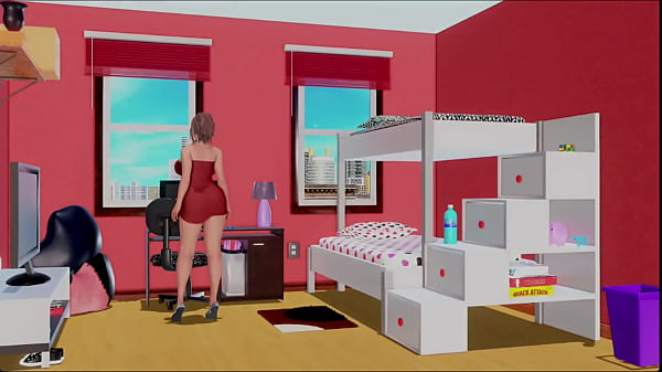 Max's Life Temporada 4 Cap 198 - follando con mi hermanastra de enormes tetas en su cama