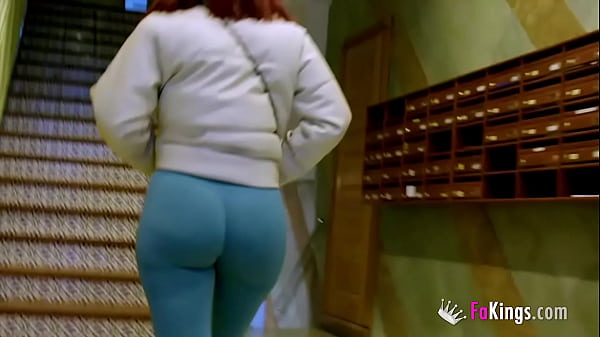 Cuban babe and her first porno! She does her porn casting with an older dude  