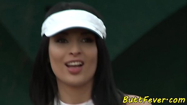 Bigtits eurobabe assbanged after tennis