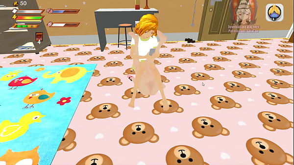 Fem U Femdom University videogame with stepmommy diaper fetish  