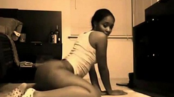 Afro American spreading legs naked