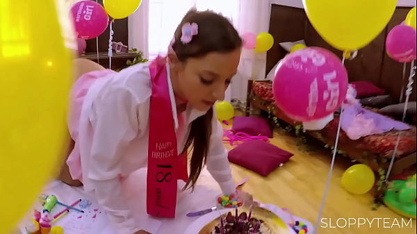 Birthday Cake Smashed  Deep Throat Food Fetish 