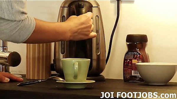 Let me milk that big cock with my feet