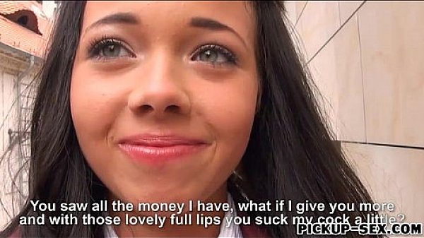 Schollgirl Tricia Teen in uniform gets screwed for money