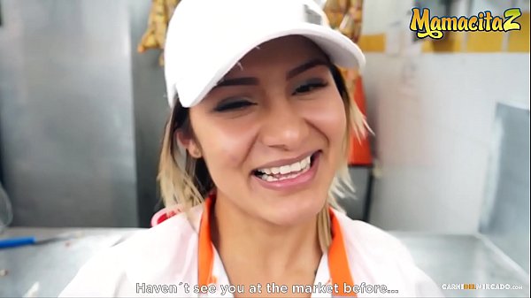 CARNE DEL MERCADO - Sexy Latina Camila Santos Fucks On A Hotel Room With Two Horny Nice Boys 