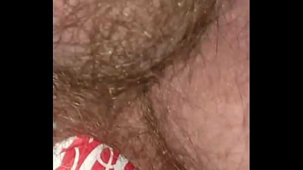 Huge 11cm wide bottle fucking my ass.  