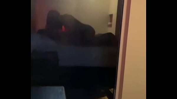 Couple passionate at motel