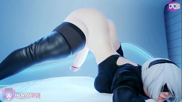 nier automata 2b futanari