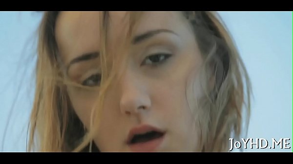 Young chick in a crazy act