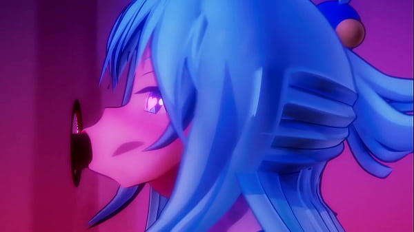 Konosuba - Aqua's suck and fuck in their Glory Hole 