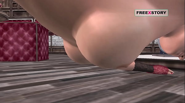 An animated 3D cartoon Porn - Lesbian girls having fun like licking Ass and fisting pussy  