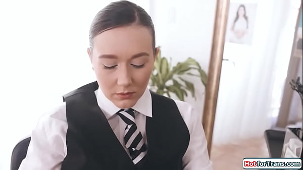 Busty shemale barber Lena Moon seducing her milf client.The big tits tgirl gets her tranny cock deepthroated.The cougar anal strapon fucks the trans