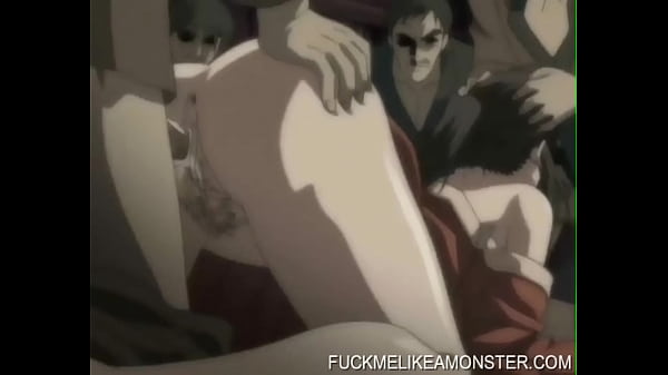 Sexy Teen Hentai Girl gets gangbang and threesome