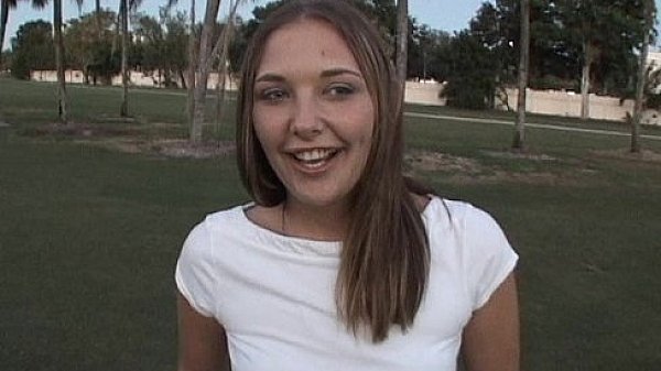 Florida girl getting filled up with joy