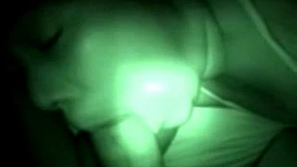 Girlfriend slobbers and sucks on a thick cock late at night