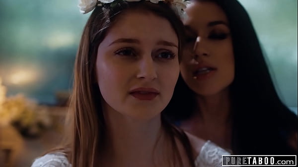 Alex Coal Seduces her Stepsister-In-Law At Her Own Wedding! 