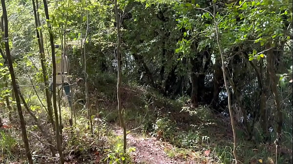 outdoor walk turns into fucking