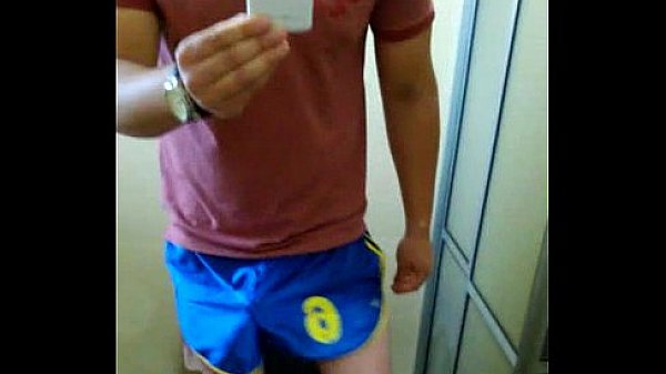 Cum in nylon shorts  