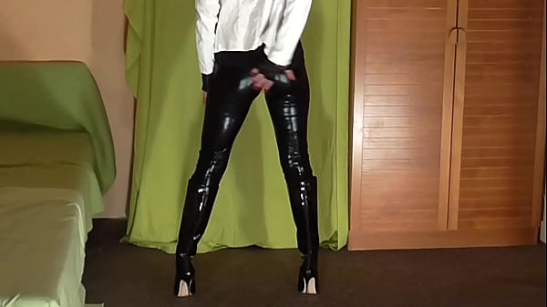 Black shuny leggings  