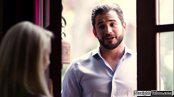 Lola Fae is cornered by a representative.The petite blonde signed a contract which allows him full access to her body.The small tits babe fucks him