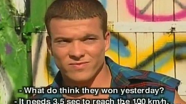 Biker dudes fuck each other outdors