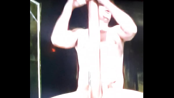 NUDE POLE HUMP CUMSHOT  