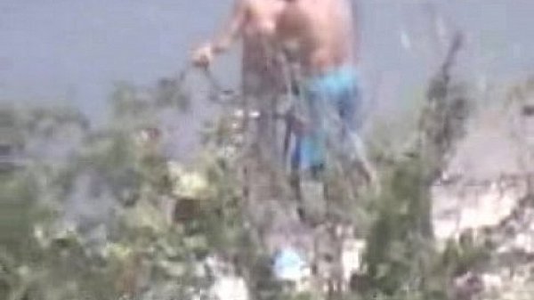 Punhetinha na  praia