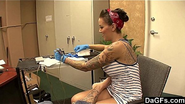 Dagfs - Tattoo Artist Gets Good Care Of Her Client  