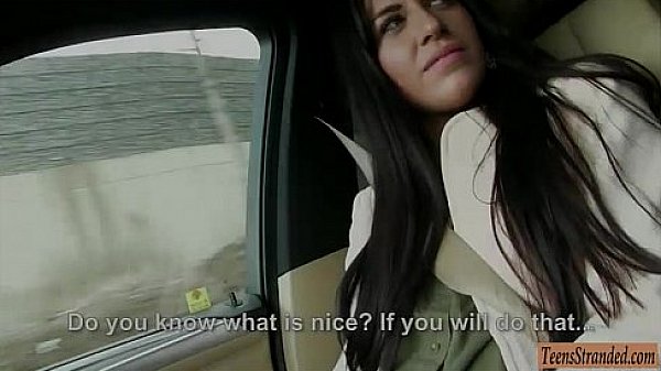 Small tits teen Eveline Dellai pounded by stranger dude  