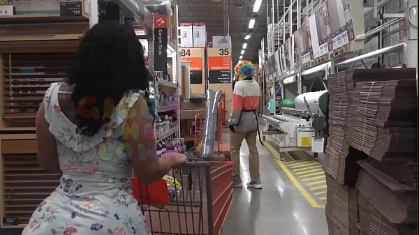 Clown Fucks Latina Whore At The Most Famous Hardware Store