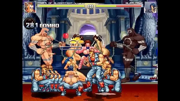 Blue Haired Girl Group Sex  