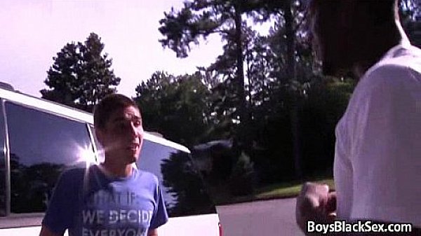 Blacks On Boys - Interracial Hardcore Gay Fuck Video 16