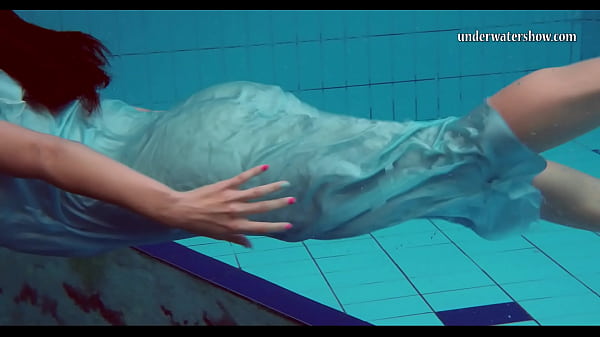 Nude underwater erotics with brunette babe Chehova