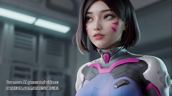 Ow Dva cosplay acting bitchy