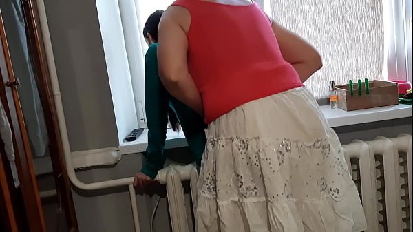 We were caught having hot sex by our milf teacher