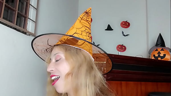 Piss swallow Halloween's slut 