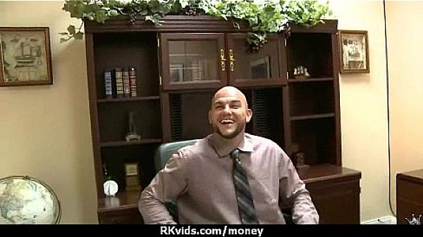 Tight teen fucks a man in front of the camera for cash 25