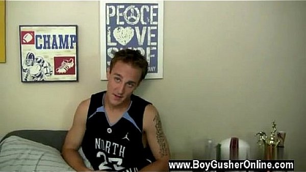 Nude men Letting out a sigh of  relief see Bobby shot his explosion  