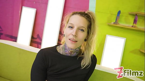 Z-FILMZ TOYWALL EP.2 - ALT blonde girl with TATTOOS masturbate with crazy TOYS