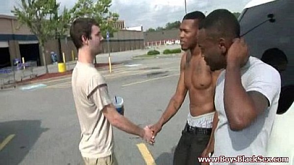 Blacks On Boys - Gay blacks fuck hard white sexy twink 05  